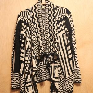 B&W Anthropologie Sweater